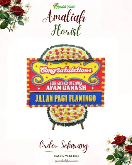 Sewa Papan Bunga Ranca Sanggal